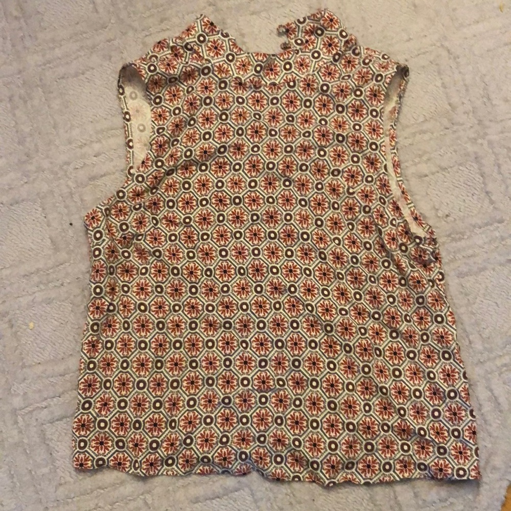 URBAN OUTFITTERS (Ecoté) High Neck Patterned Top